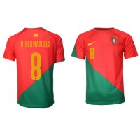 Portugal Bruno Fernandes #8 Fußballbekleidung Heimtrikot WM 2022 Kurzarm